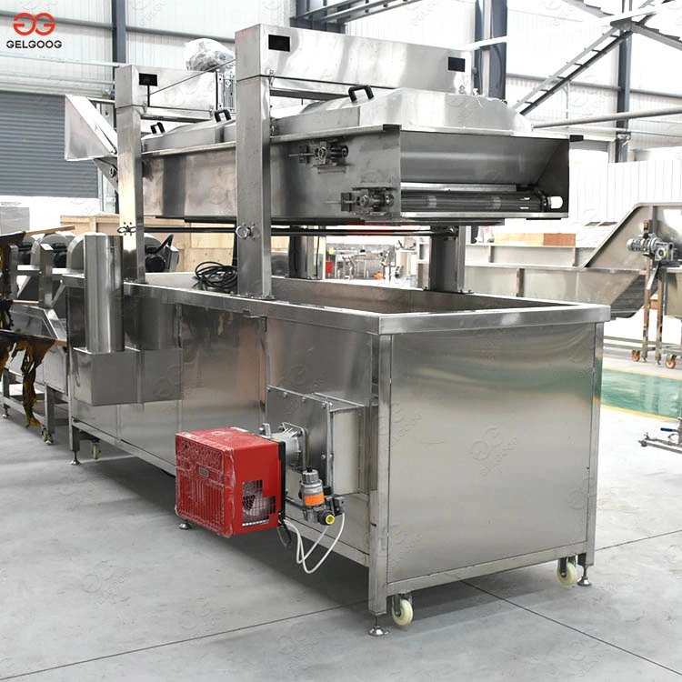 200 Kg/H Coated Peanuts Frying Line Snack Food Groundnut Frying Machine