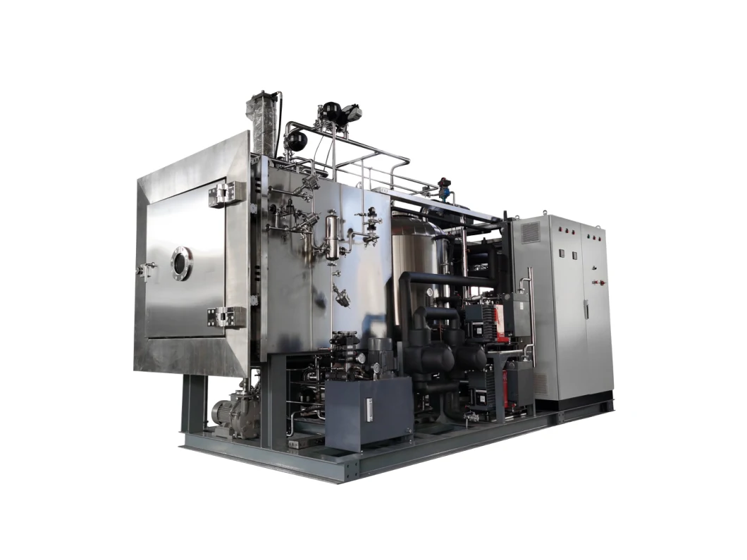 High Productivity 1000 Kg / Batch Vacuum Freeze Drying Lyophilizer Vegetable Freeze Dryer