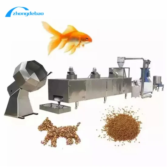 Full Production Line Animal Food Pet Food Extruder Dog Cat Feed Bulking Equipment Processing Line