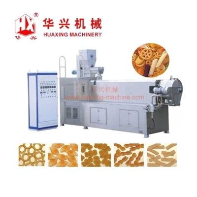 Food Pellet Processing Machine Stainless Steel Fried Snack 2D/3D Pellet Production Line