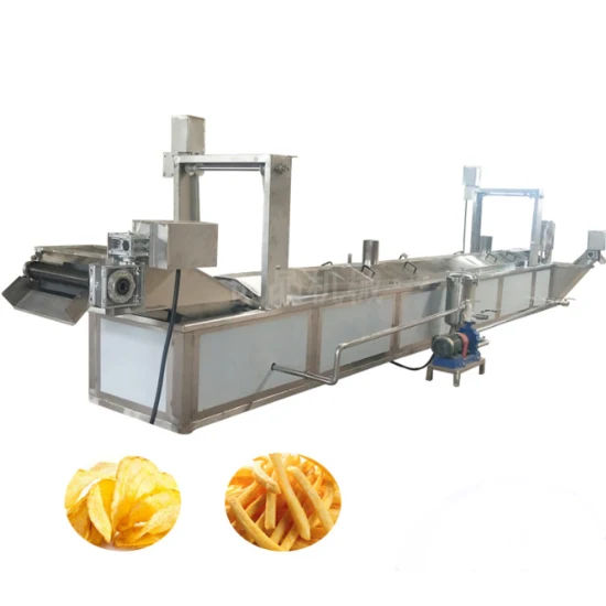 Continuous Conveyor Banana Plantain Fryer Potato Chips Fryer Frying Machine Batch Fryers