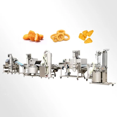 TCA High Quality Chicken Frying Line Industrial Food Making Machine Chicken Nuggets Making Machine