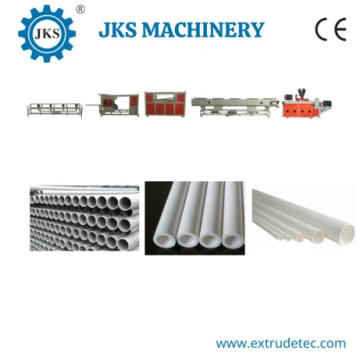 HDPE Single Screw PVC Conical Twin Screw Extruders for Plastic Pipe Extrusion