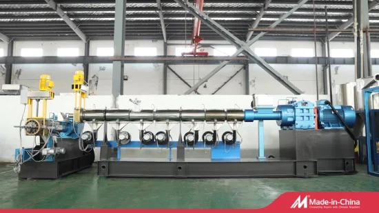 PP PE Film Recycling Line Single Screw Extruder