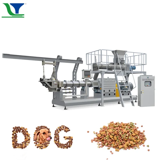 Kibble Dog Fish Feed Pet Food Making Machine Extruder