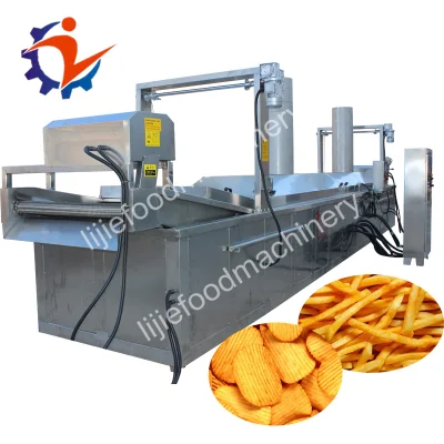 High Quality Stainless Steel Automatic Frying Machine/Continuous Fryer